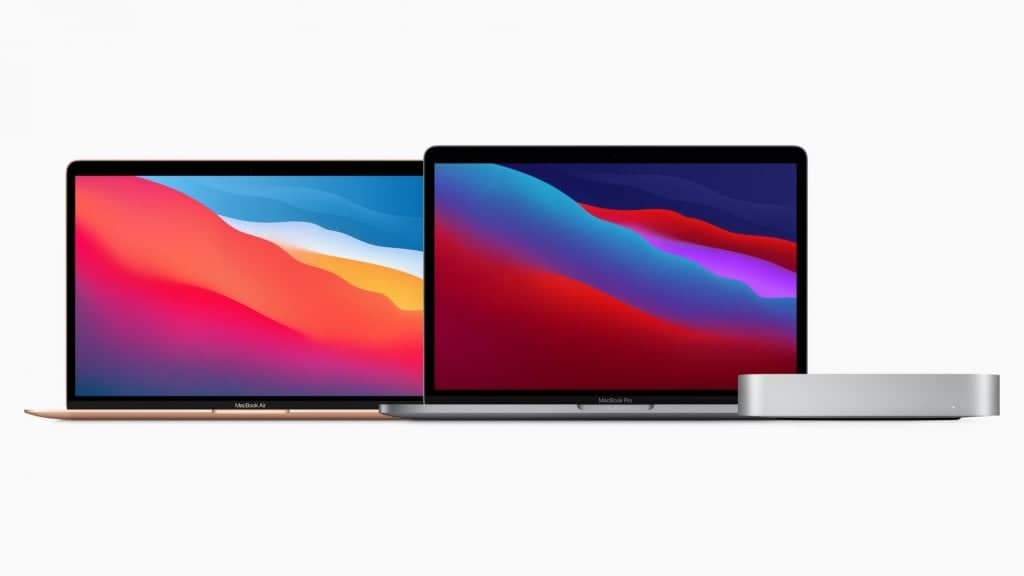 Nieuwe modellen Mac's Apple M1
