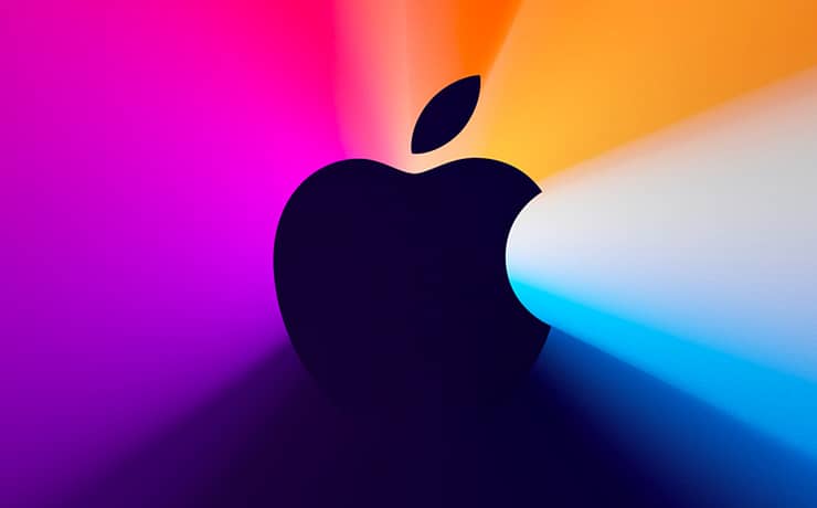 Apple regenboog